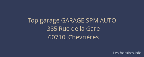 Top garage GARAGE SPM AUTO