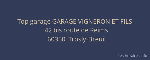 Top garage GARAGE VIGNERON ET FILS
