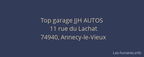 Top garage JJH AUTOS