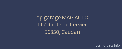 Top garage MAG AUTO