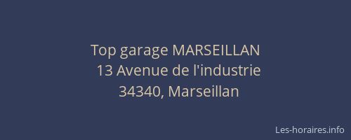 Top garage MARSEILLAN