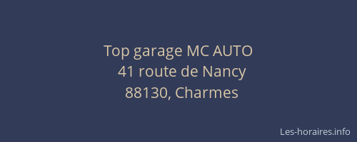 Top garage MC AUTO