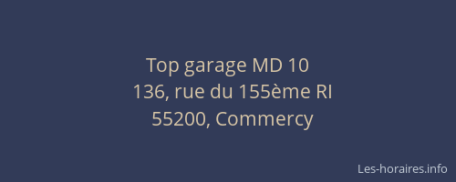 Top garage MD 10