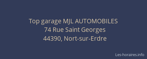 Top garage MJL AUTOMOBILES
