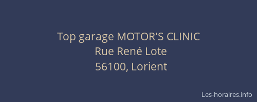 Top garage MOTOR'S CLINIC