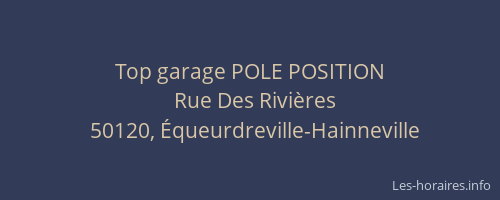 Top garage POLE POSITION