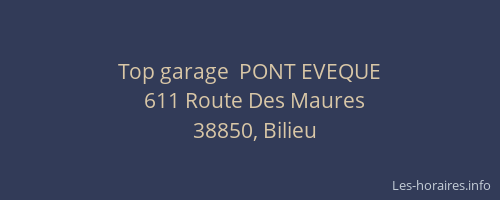 Top garage  PONT EVEQUE