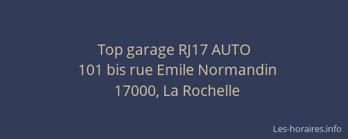Top garage RJ17 AUTO