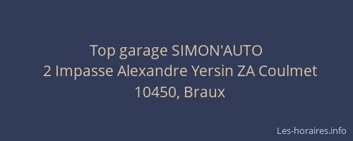 Top garage SIMON'AUTO
