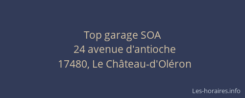 Top garage SOA