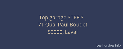 Top garage STEFIS