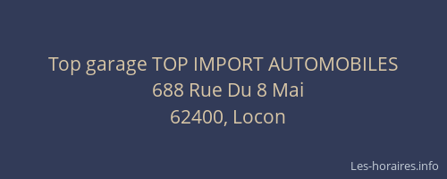 Top garage TOP IMPORT AUTOMOBILES