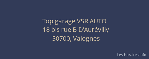 Top garage VSR AUTO