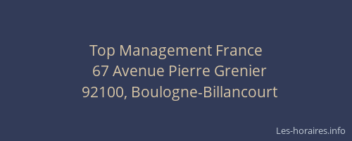 Top Management France