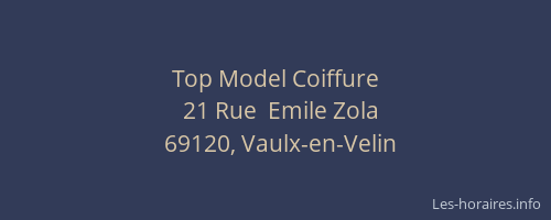 Top Model Coiffure