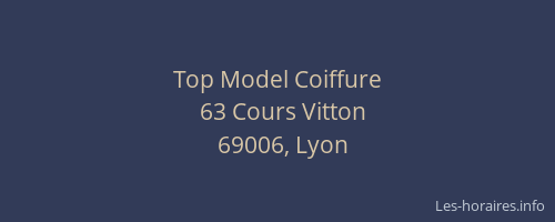 Top Model Coiffure