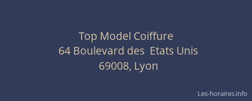 Top Model Coiffure