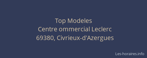 Top Modeles