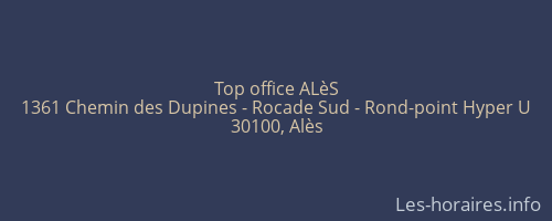 Top office ALèS