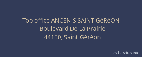 Top office ANCENIS SAINT GéRéON