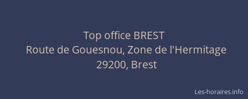 Top office BREST