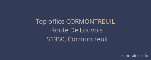 Top office CORMONTREUIL