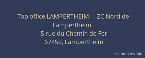 Top office LAMPERTHEIM  -  ZC Nord de Lampertheim