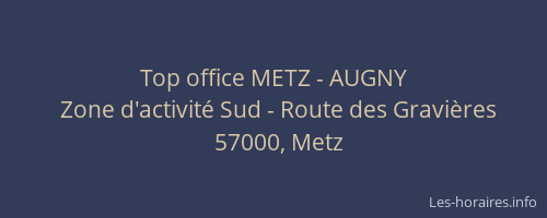 Top office METZ - AUGNY