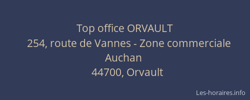 Top office ORVAULT