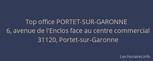 Top office PORTET-SUR-GARONNE