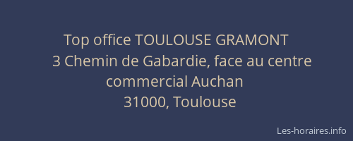 Top office TOULOUSE GRAMONT