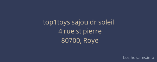 top1toys sajou dr soleil