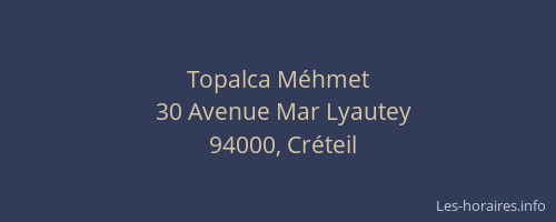 Topalca M&eacute;hmet
