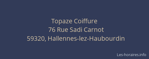Topaze Coiffure