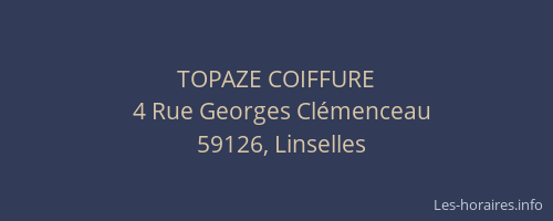 TOPAZE COIFFURE