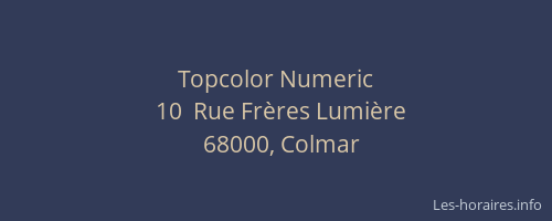 Topcolor Numeric