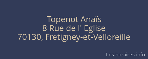 Topenot Anaïs