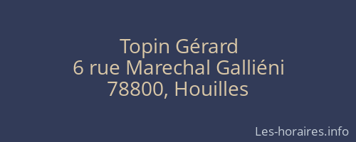 Topin Gérard