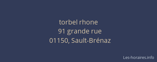 torbel rhone