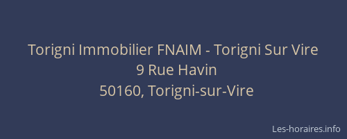 Torigni Immobilier FNAIM - Torigni Sur Vire
