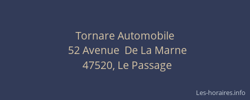 Tornare Automobile