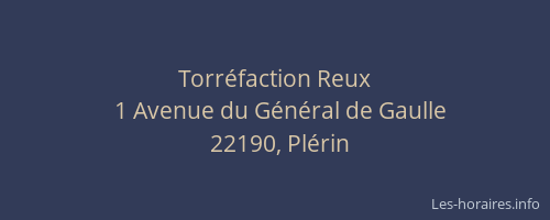 Torr&eacute;faction Reux