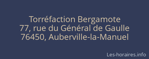Torréfaction Bergamote