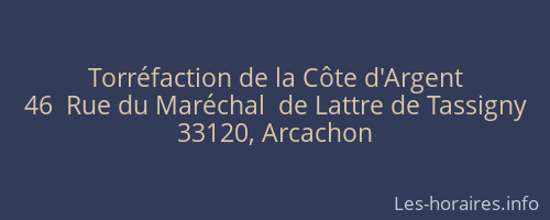 Torréfaction de la Côte d'Argent