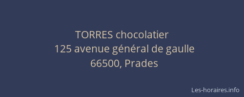 TORRES chocolatier