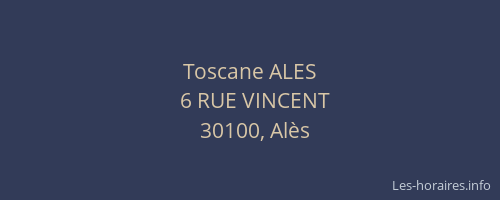 Toscane ALES