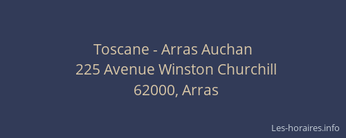 Toscane - Arras Auchan