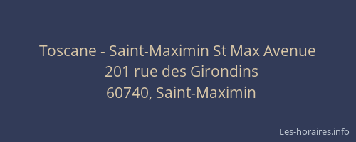Toscane - Saint-Maximin St Max Avenue