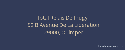 Total Relais De Frugy