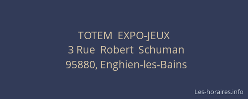 TOTEM  EXPO-JEUX